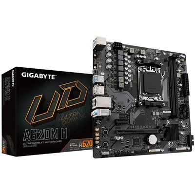 Gigabyte A620M H Micro-ATX AM5 Motherboard DDR5 6400MHz PCIe 4.0 Gigabyte A620M H Micro-ATX AM5 Motherboard DDR5 6400MHz PCIe 4.0